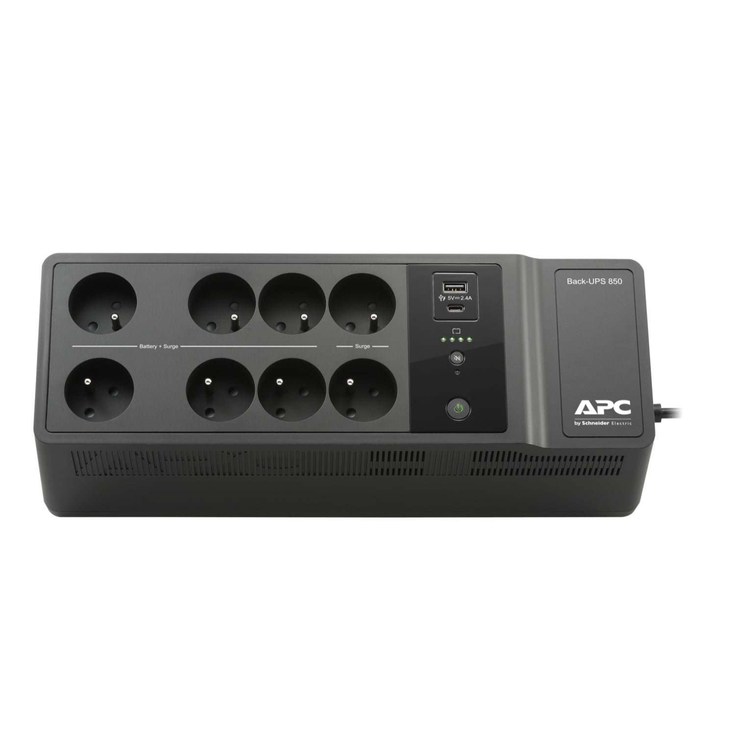 APC Back-UPS BE850G2-FR - Noodstroomvoeding 8x penaarde(België), 850VA, 2 USB opladers, 1 USB datapoort - Afbeelding 4