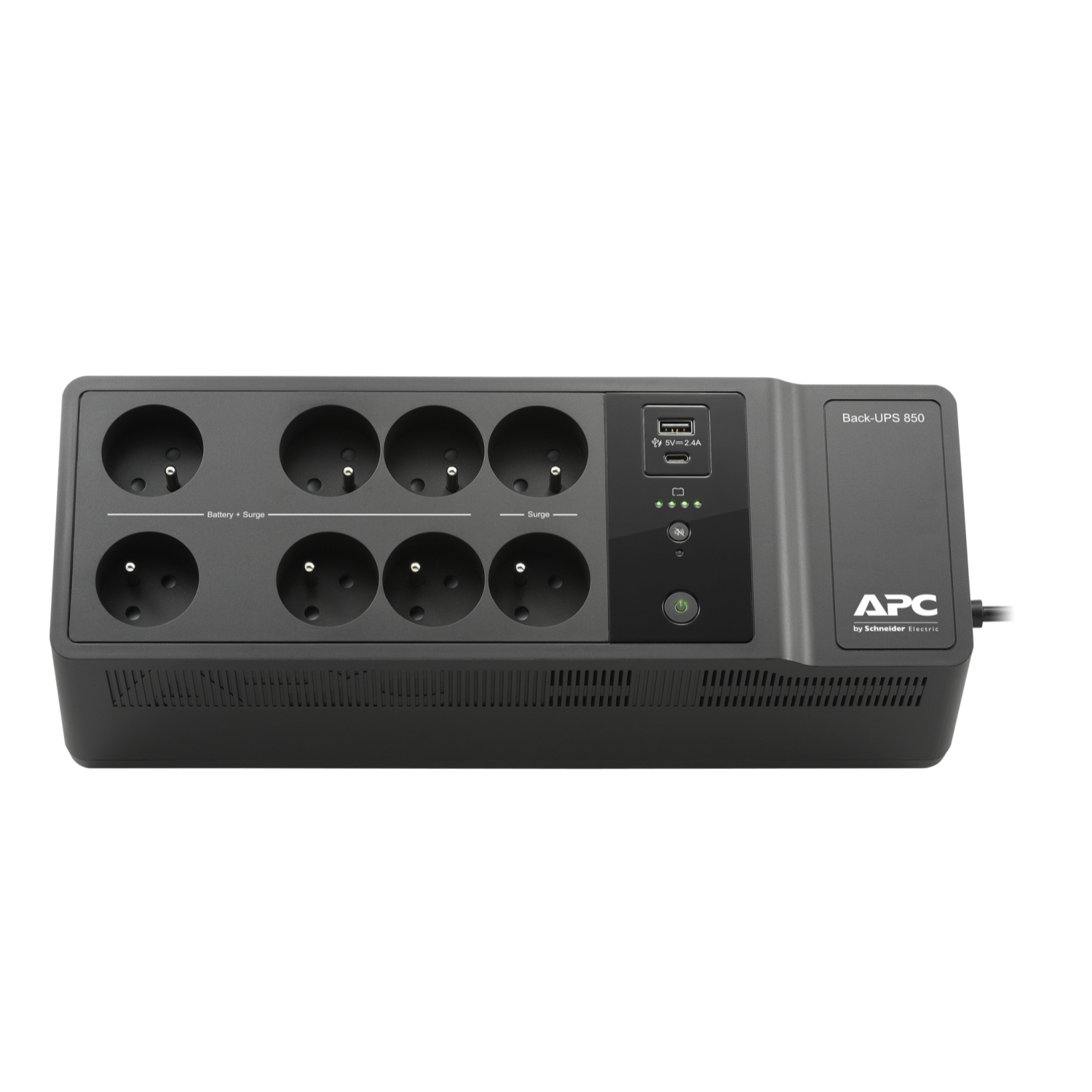 APC Back-UPS BE850G2-FR - Noodstroomvoeding 8x penaarde(België), 850VA, 2 USB opladers, 1 USB datapoort - Afbeelding 4