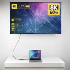 StarTech.com USB-C naar HDMI Adapter, 8K 60Hz / 4K 120Hz, Thunderbolt / USB4 Compatibel, USB C naar HDMI 2.1 Converter, HDR10+, 20cm Kabel - Afbeelding 5