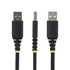 StarTech.com 3m USB-A naar USB-C Snellaadkabel, 15W 3A, Dual-Layer Gevlochten Nylon / TPE Mantel, Duurzame USB-A naar USB-C Oplaadkabel, USB-A naar USB-C Kabel - Afbeelding 4