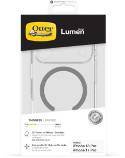 OtterBox Lumen Clear Case Apple iPhone 17 Pro/18 Pro Clear - Afbeelding 5