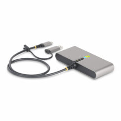 StarTech.com 2-Port USB-C Hub met Ethernet en RS-232, Geïntegreerde USB-C naar USB-A Dongle, 100W PD Pass-Through, 2x USB-A 5Gbps, Gigabit Ethernet, RS232 Serial (FTDI) - Afbeelding 3