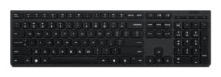 Lenovo 4Y41R64507 toetsenbord Thuis/Werk RF-draadloos + Bluetooth Belgisch, Engels Zwart