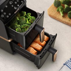 Philips 4000 series Gestapelde Airfryer met twee manden uit de 4000-serie - Afbeelding 3