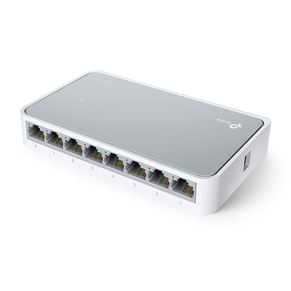 TP-Link TL-SF1008D netwerk-switch Unmanaged Fast Ethernet (10/100) Wit - Afbeelding 3