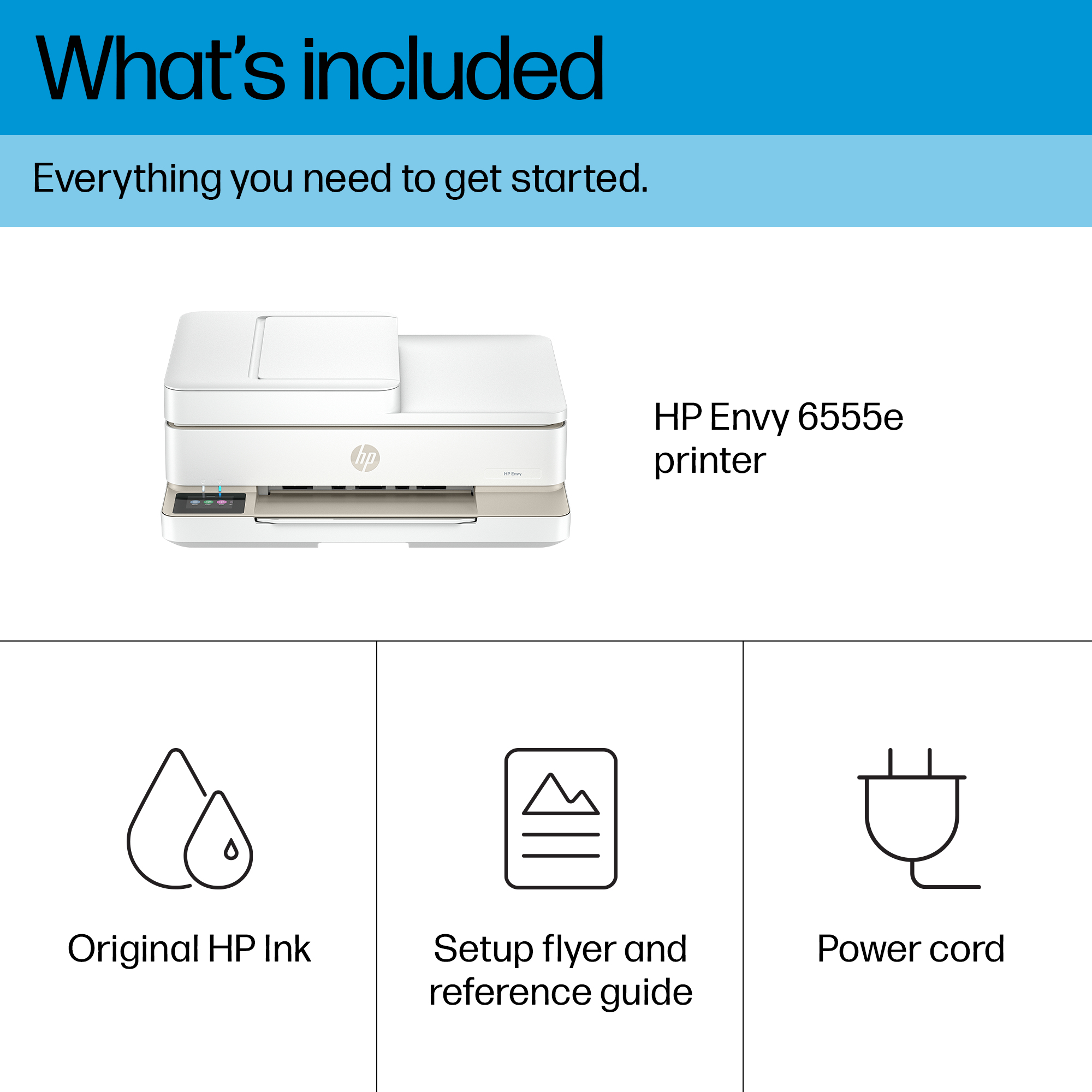 HP Envy 6530 Draadloos All-in-One Kleur Printer, Foto's printen; Kopieerapparaat, Scanner - Afbeelding 6