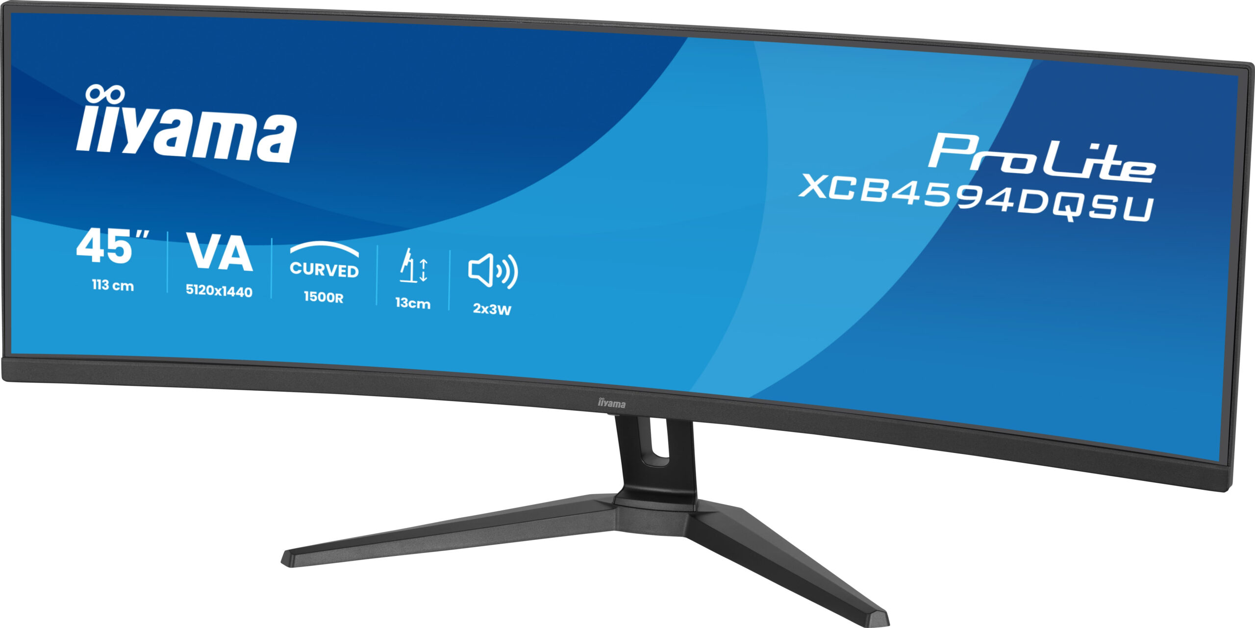iiyama ProLite XCB4594DQSU-B1 computer monitor 113 cm (44.5") 5120 x 1440 Pixels Dual QHD LED Zwart - Afbeelding 6