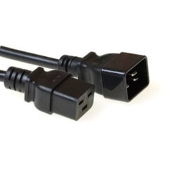 ACT Netsnoer C19 - C20 zwart 3 m