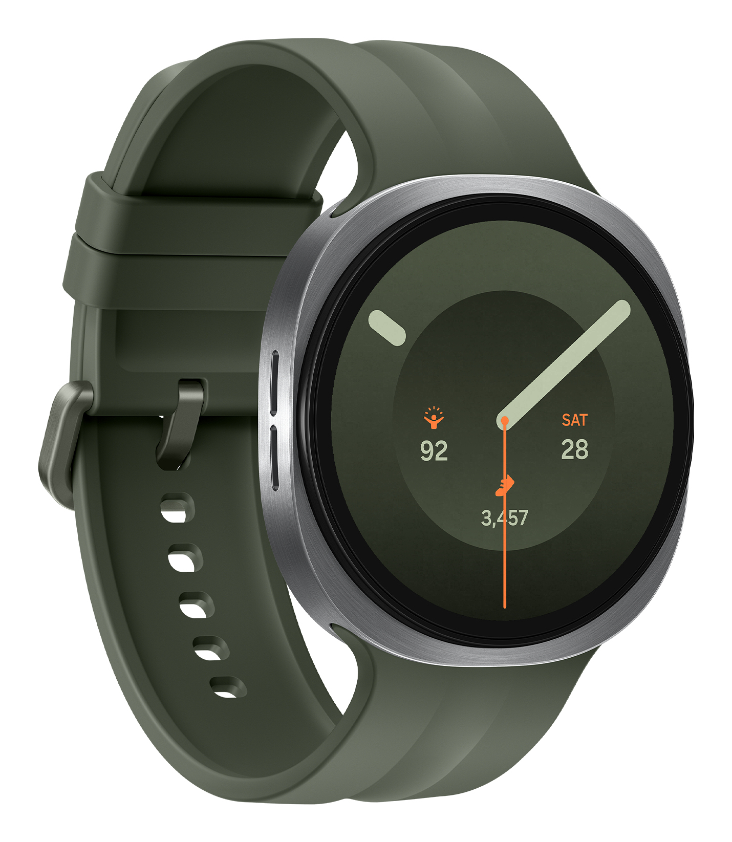 Samsung Galaxy Watch9 3,81 cm (1.5") AMOLED 44 mm Digitaal 480 x 480 Pixels Touchscreen Zilver Wifi GPS - Afbeelding 4