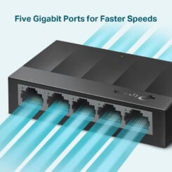 TP-Link LS1005G netwerk-switch Unmanaged Gigabit Ethernet (10/100/1000) Zwart - Afbeelding 4