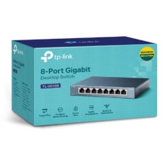 TP-Link TL-SG108 netwerk-switch Unmanaged L2 Gigabit Ethernet (10/100/1000) Zwart - Afbeelding 4