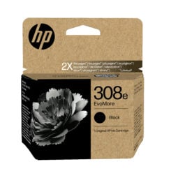 HP 308e EvoMore originele zwarte inktcartridge - Afbeelding 2