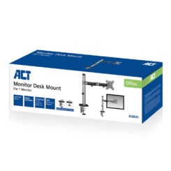 ACT Monitorarm 32" office, 1 scherm, zilver - Afbeelding 6