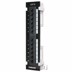 Intellinet Patchpaneel, Cat6, wandmontage, UTP, 12-poorts, zwart - Afbeelding 2