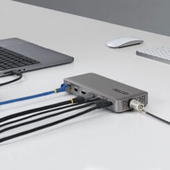 StarTech.com USB4 Docking Station, Driverless Dual 4K voor macOS en Windows, Universeel USB-C Dock met DisplayPort, 100W Laptop Charging en 2.5GbE - Afbeelding 4