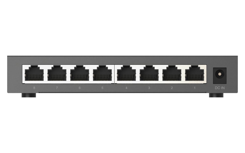 QNAP QSW-1108-8T-R2 netwerk-switch Unmanaged 2.5G Ethernet (100/1000/2500) Desktop Zwart - Afbeelding 4
