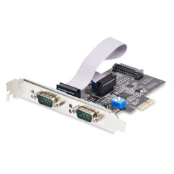 StarTech.com 2-Port PCIe Seriële Adapter Kaart, Quad PCI Express naar RS232/RS422/RS485 (DB9) Serial Kaart, Incl. Low-Profile Beugel, 16C1050 UART, Windows/Linux, TAA Compliant, Level-4 ESD Bescherming - Afbeelding 2