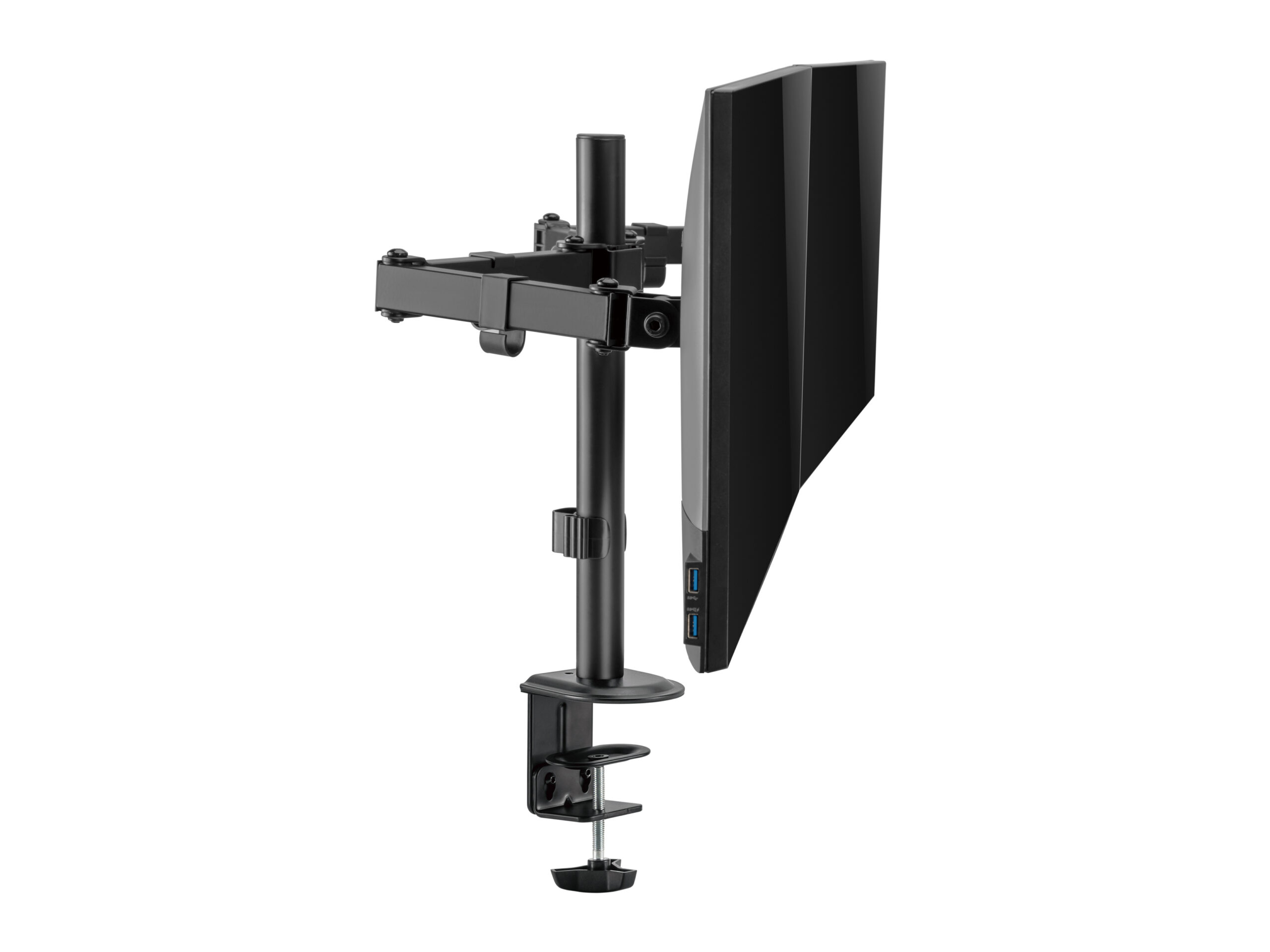 Equip 17“-32” Full Motion dubbele Monitorarm zwart - Afbeelding 5