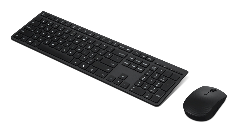 Lenovo 4X31R64318 toetsenbord Inclusief muis Kantoor RF-draadloos + Bluetooth AZERTY Belgisch, Engels Grijs - Afbeelding 4