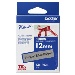 Brother TZE-R931 labelprinter-tape Zwart op zilver - Afbeelding 6