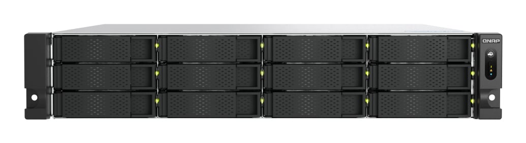 QNAP TS-H1277AXU-RP NAS Rack (2U) AMD Ryzen™ 7 32 GB DDR5 0 TB QuTS hero Zwart