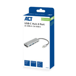 ACT USB-C hub 3.0, 2x USB-A, 2x USB-C - Afbeelding 3