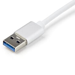 StarTech.com USB 3.0 naar Gigabit Netwerkadapter, Zilver, Aluminium Ontwerp ideaal voor MacBook, Chromebook of Tablet, Driverloze Installatie - Afbeelding 3