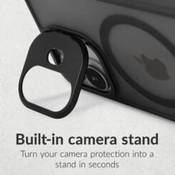 Mobilize MagSafe Compatible Hybrid Pro Case with Camera Stand Apple iPhone 17 Pro/18 Pro Black - Afbeelding 2