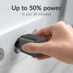 Mobilize Wall Charger USB-C + USB GaN 30W with PD/PPS Black - Afbeelding 2