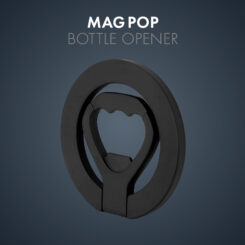My Style MagPop MagSafe Compatible Zinc Alloy Bottle Opener Black