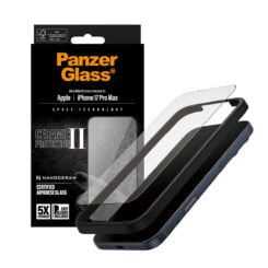 PanzerGlass ® Ceramic II Screen Protector iPhone 17 Pro Max | Ultra-Wide Fit w. EasyAligner Doorzichtige schermbeschermer Apple 1 stuk(s) - Afbeelding 6