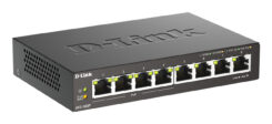 D-Link DGS-1008P/E netwerk-switch Unmanaged L2 Gigabit Ethernet (10/100/1000) Power over Ethernet (PoE) Desktop Zwart - Afbeelding 3