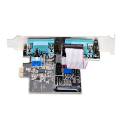StarTech.com 2-Port PCIe Seriële Adapter Kaart, Quad PCI Express naar RS232/RS422/RS485 (DB9) Serial Kaart, Incl. Low-Profile Beugel, 16C1050 UART, Windows/Linux, TAA Compliant, Level-4 ESD Bescherming - Afbeelding 5
