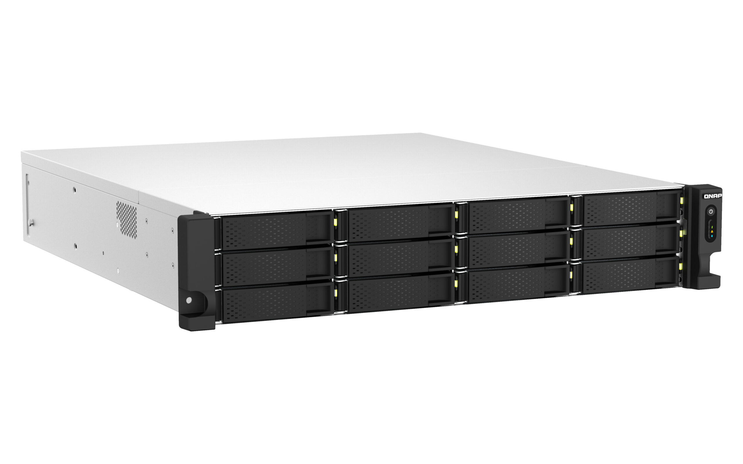 QNAP TS-H1887XU-RP NAS Rack (2U) Intel Xeon E E-2336 32 GB DDR4 0 TB QuTS hero Zwart, Wit - Afbeelding 4