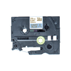 Brother TZE-RL54 labelprinter-tape Gold on blue - Afbeelding 6