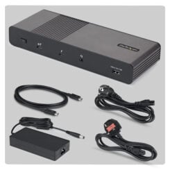 StarTech.com 206UE-TB5USB4DOCK laptop dock & poortreplicator Bedraad Thunderbolt 5 Zwart, Grijs - Afbeelding 6