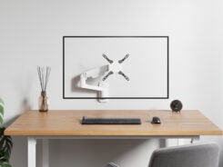Equip 650140 flat panel bureau steun 124,5 cm (49") Muur Wit - Afbeelding 5