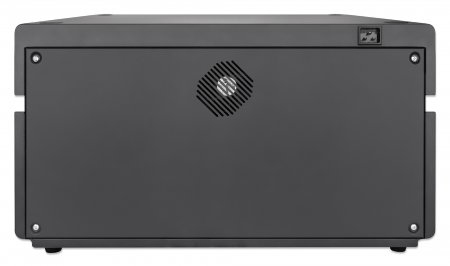 Manhattan USB-C laadkast voor 20 apparaten (iPad tot 11"), ook voor tablets en smartphones, vakken 264×22×235 mm, laadkabels niet inbegrepen (USB-C-kabel 354868 aanbevolen), afsluitbaar, alternatief voor laadtrolley, EU/UK-stroomkabels inbegrepen - Afbeelding 5
