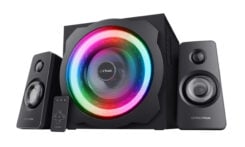 Trust GXT 629 Tytan RGB Speakerset - 2.1 speakerset – RGB-verlichting – Subwoofer inbegrepen – Zwart