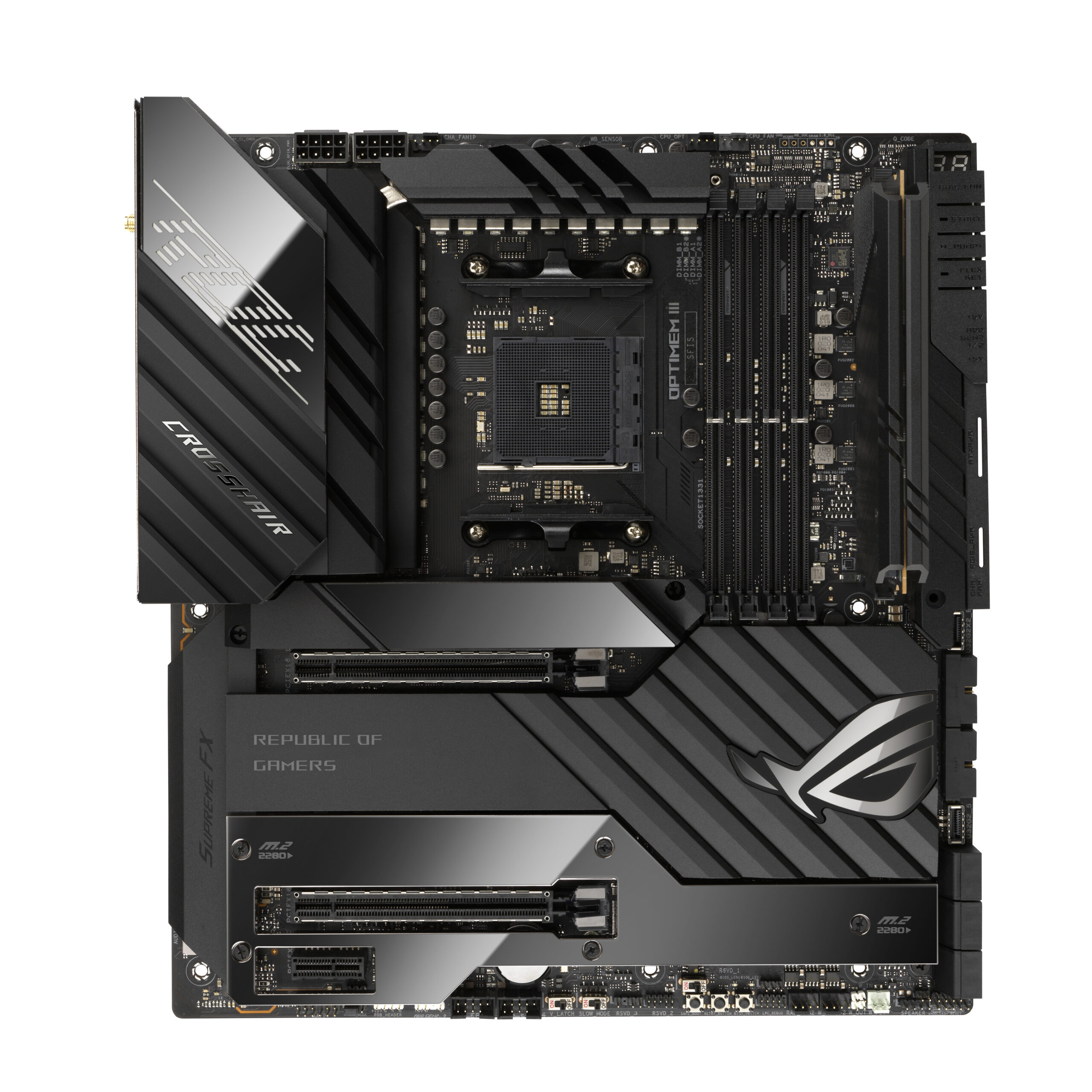ASUS ROG Crosshair VIII Extreme AMD X570 Socket AM4 Verlengd ATX - Afbeelding 2