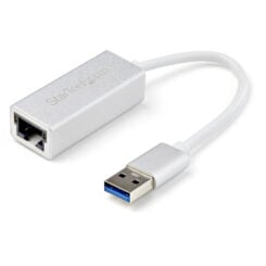 StarTech.com USB 3.0 naar Gigabit Netwerkadapter, Zilver, Aluminium Ontwerp ideaal voor MacBook, Chromebook of Tablet, Driverloze Installatie - Afbeelding 2