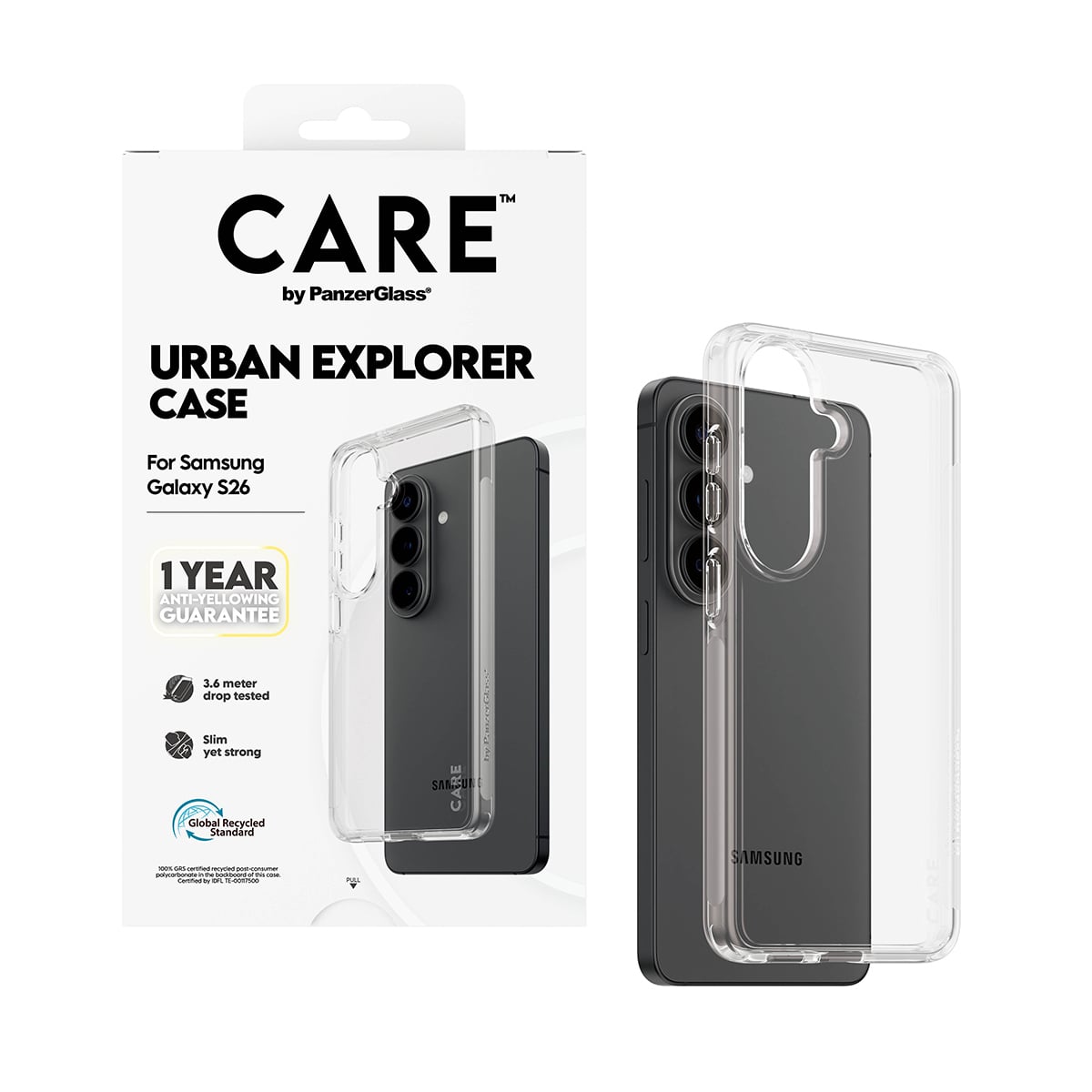 PanzerGlass CARE™ by ® Urban Explorer Case Transparent Samsung Galaxy S26 mobiele telefoon behuizingen Hoes Transparant - Afbeelding 6