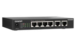 QNAP QSW-2104-2T-R2 netwerk-switch Unmanaged 10G Ethernet (100/1000/10000) Desktop Zwart - Afbeelding 6