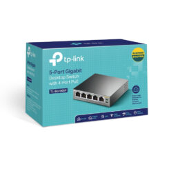 TP-Link TL-SG1005P Unmanaged Gigabit Ethernet (10/100/1000) Power over Ethernet (PoE) Zwart - Afbeelding 6
