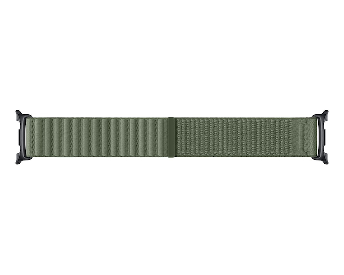 Samsung Fabric Band (M/L) for Galaxy Watch9 (Watch8) Olijf Stof/Weefsel - Afbeelding 2