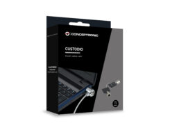 Conceptronic CNBSLOCK15 kabelslot Zilver 1,5 m - Afbeelding 4