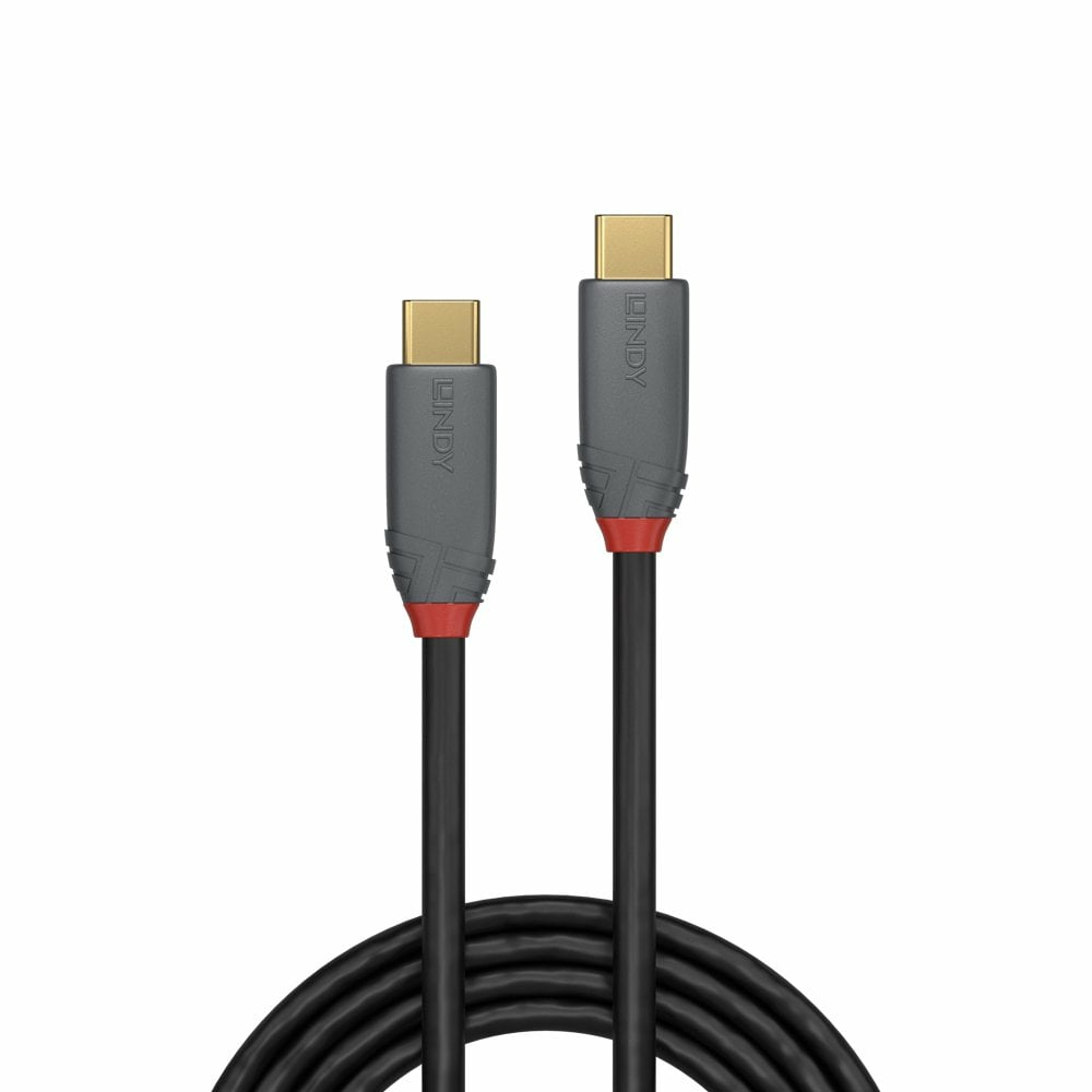Lindy 36903 USB-kabel USB 3.2 Gen 2 (3.1 Gen 2) 2 m USB C 20 Gbit/s 100 W Zwart - Afbeelding 3