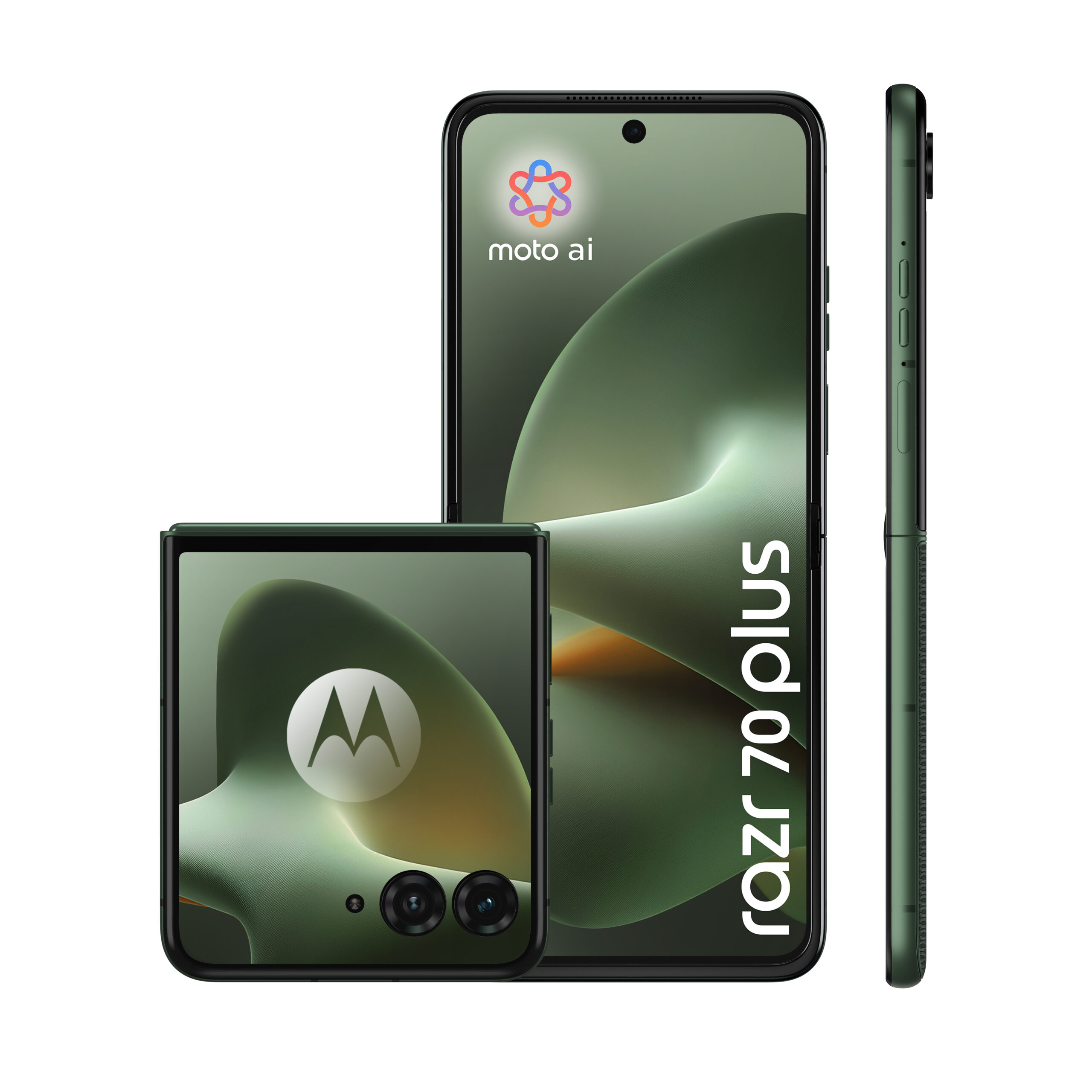 Motorola razr 70 plus 17,5 cm (6.9") Dual SIM Android 16.0 5G USB Type-C 12 GB 512 GB 4500 mAh Donkergroen - Afbeelding 4