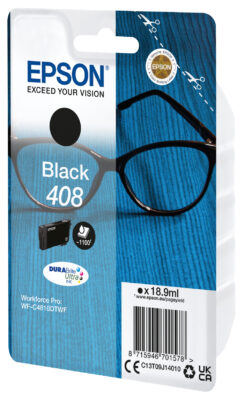 Epson 408 Brillen DURABrite Ultra afzonderlijke zwarte inkt
