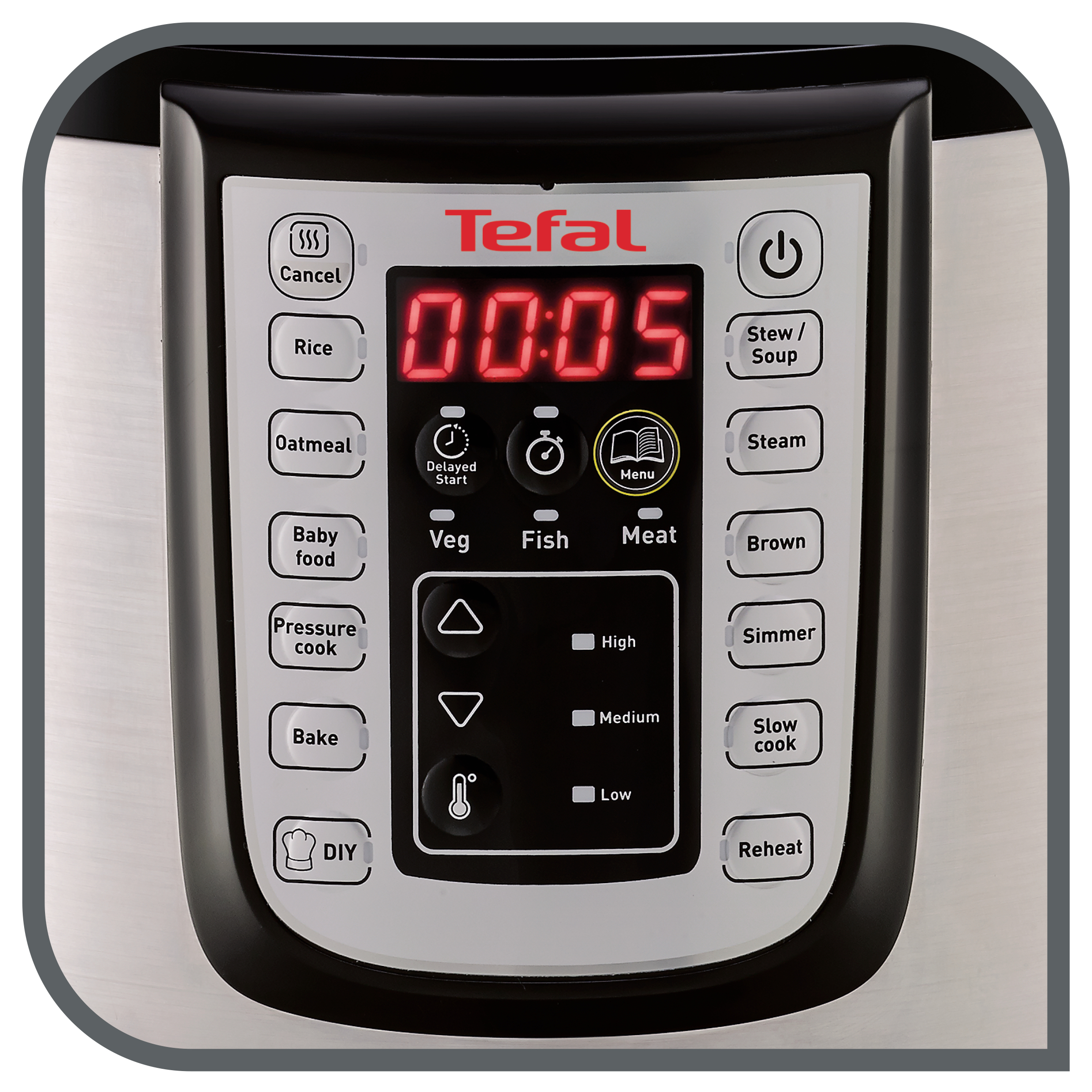 Tefal All-in-One CY505E Slowcooker, multicooker en snelkookpan - Afbeelding 3